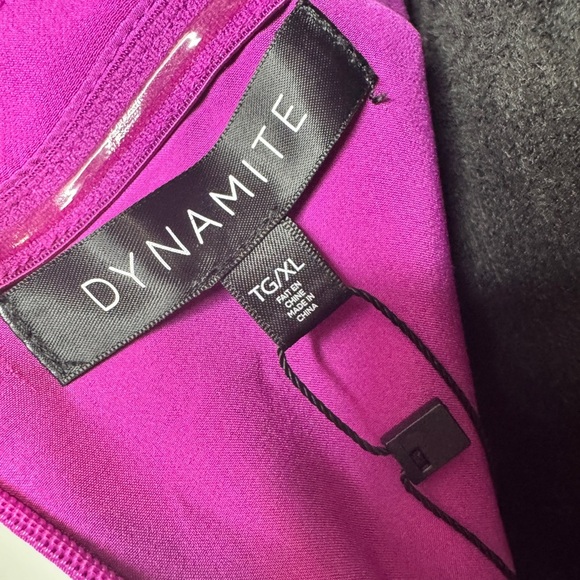 Dynamite Michelle Mini Strapless Dress Magenta - Picture 5 of 11